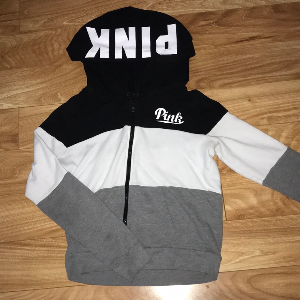 PINK zip up hoodie